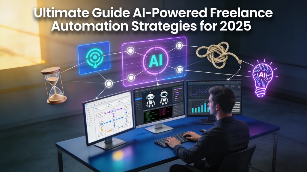 svp une image pour le titre de mon article : Ultimate Guide AI-Powered Freelance Automation Strategies for 2025