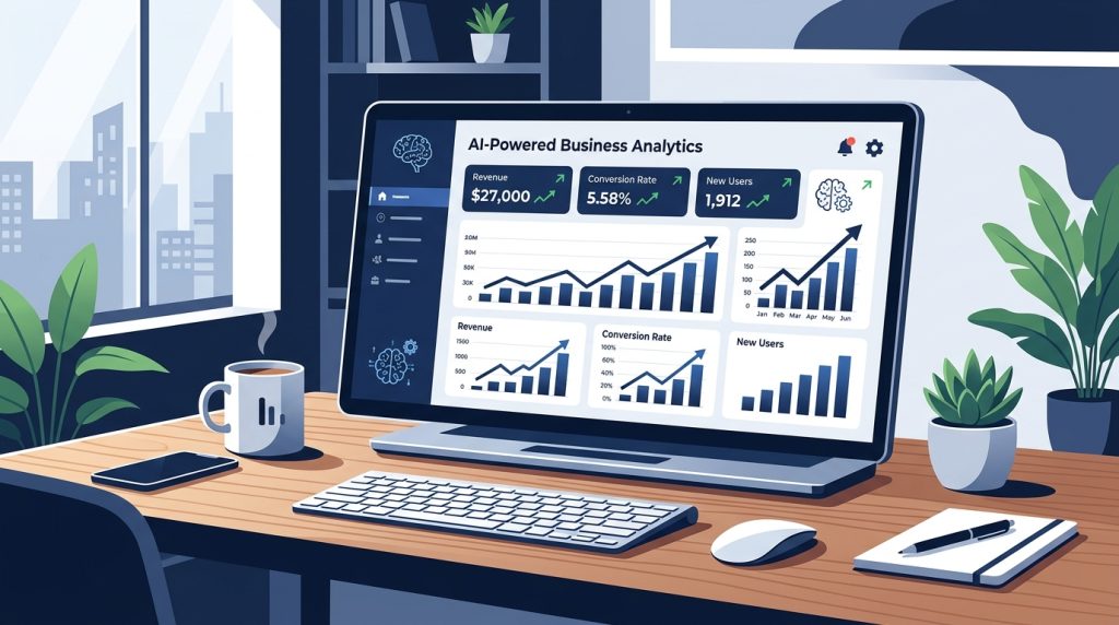 AI-powered business analytics dashboard for freelancers 2026