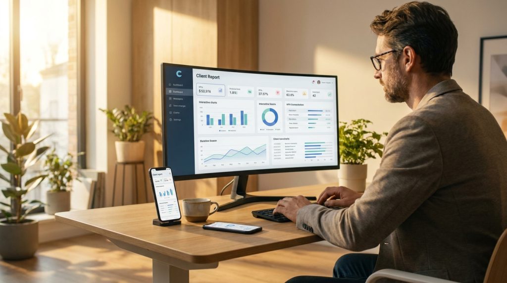 How to automate client reporting with AI for freelancers 2026